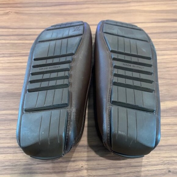 Louis Vuitton Men's Lombok Brown Leather Loafers - Picture 10 of 12